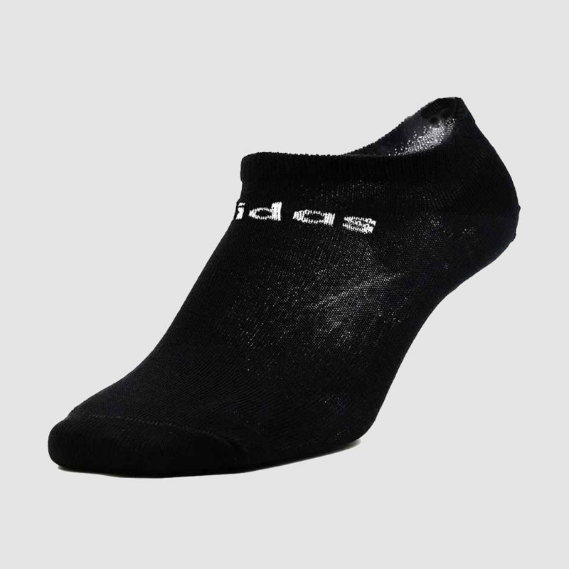 Adidas ถุงเท้า Basic No-Show Socks | Black/White ( DN4436 ) - Image 2