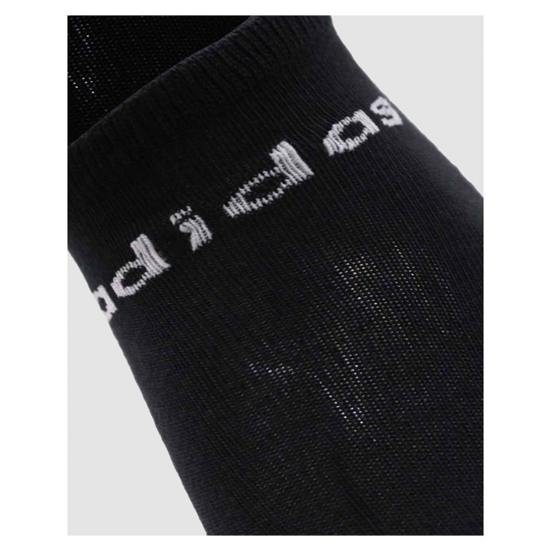 Adidas ถุงเท้า Basic No-Show Socks | Black/White ( DN4436 ) - Image 5