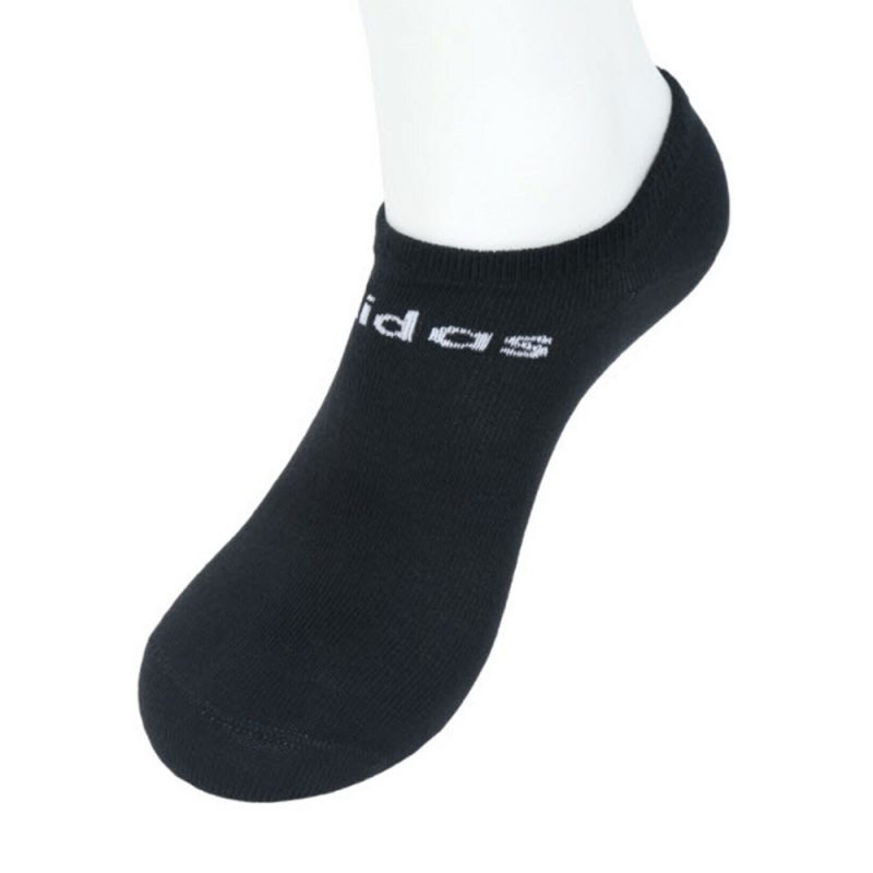 Adidas ถุงเท้า Basic No-Show Socks | Black/White ( DN4436 ) - Image 8