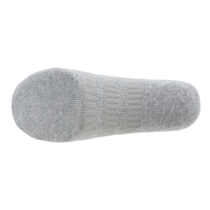 Adidas ถุงเท้า Cushioned Crew Socks 3 Pairs | Medium Grey Heather/White/Black/White ( DZ9355 ) - Image 13