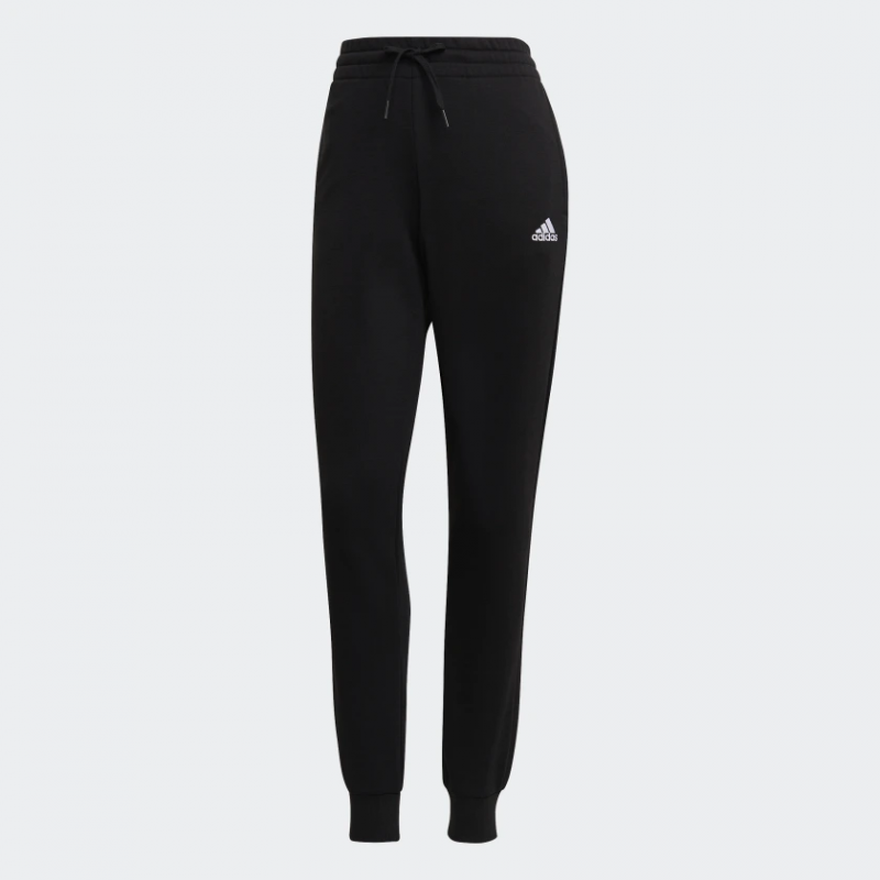 Adidas กางเกงกีฬาผู้หญิง Essentials French Terry Logo Pants | Black/White ( GM5526 )