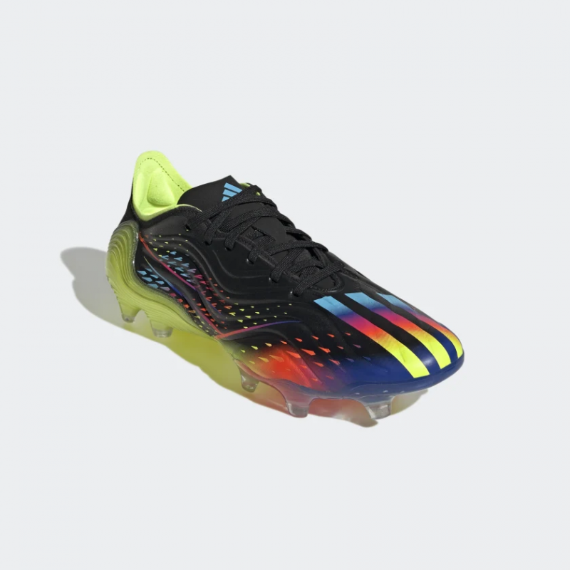 Adidas รองเท้าฟุตบอล / สตั๊ด Copa Sense.1 FG | Core Black/Bright Cyan/Team Solar Yellow ( GW3605 ) - Image 2