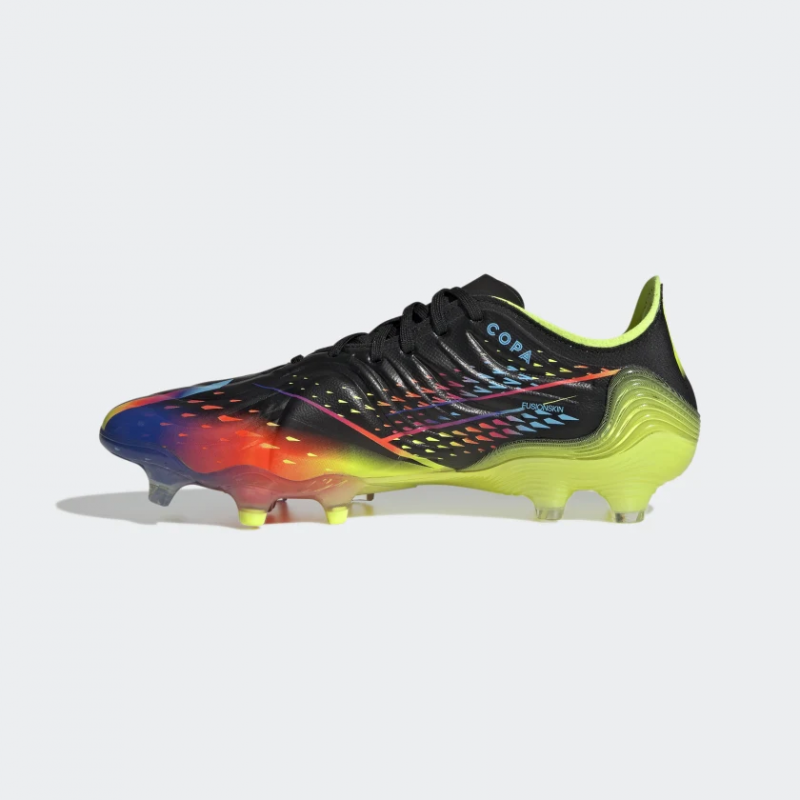 Adidas รองเท้าฟุตบอล / สตั๊ด Copa Sense.1 FG | Core Black/Bright Cyan/Team Solar Yellow ( GW3605 ) - Image 4