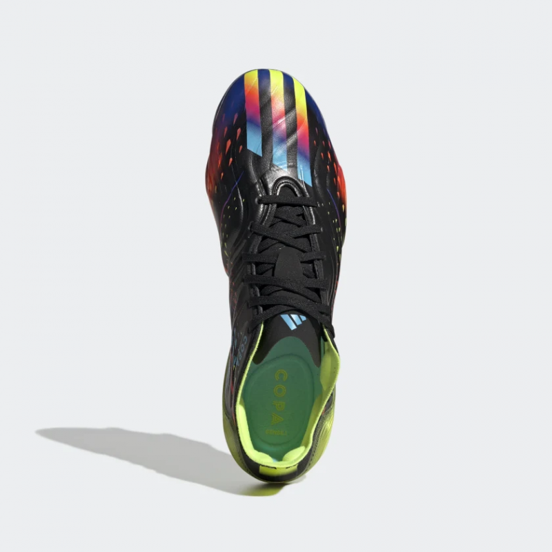 Adidas รองเท้าฟุตบอล / สตั๊ด Copa Sense.1 FG | Core Black/Bright Cyan/Team Solar Yellow ( GW3605 ) - Image 5