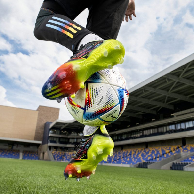 Adidas รองเท้าฟุตบอล / สตั๊ด Copa Sense.1 FG | Core Black/Bright Cyan/Team Solar Yellow ( GW3605 ) - Image 10