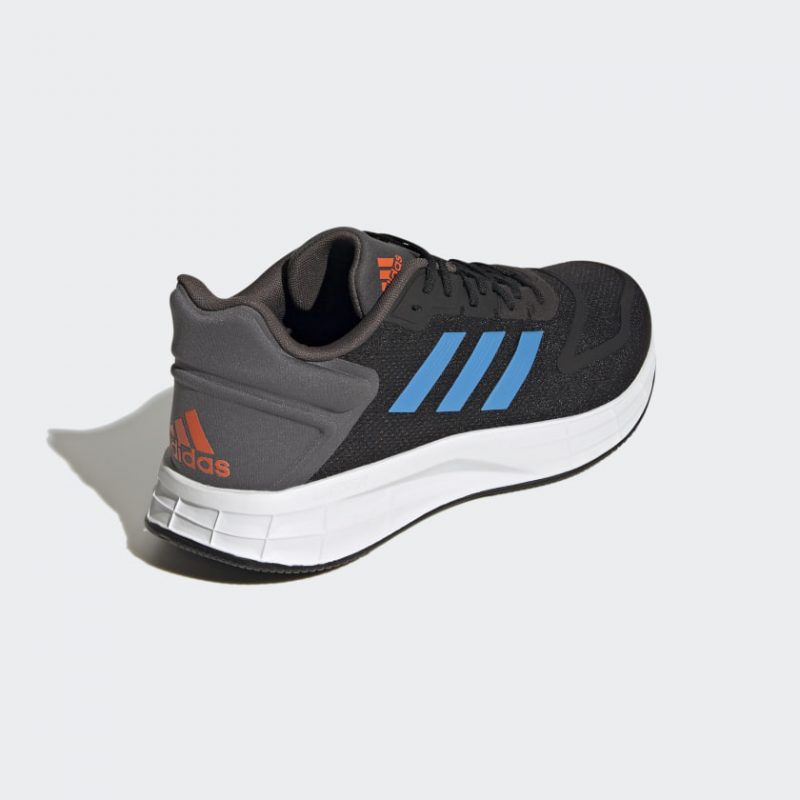 Adidas รองเท้าวิ่งผู้ชาย Duramo 10 | Core Black/Pulse Blue/Impact Orange ( GW4075 ) - Image 3