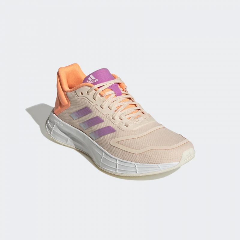 Adidas รองเท้าวิ่งผู้หญิง Duramo 10 | Bliss Orange/Pulse Lilac/Almost Blue ( GW4117 ) - Image 2