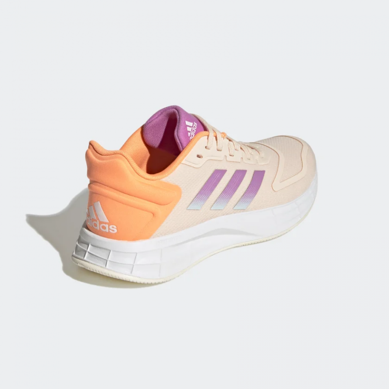 Adidas รองเท้าวิ่งผู้หญิง Duramo 10 | Bliss Orange/Pulse Lilac/Almost Blue ( GW4117 ) - Image 3