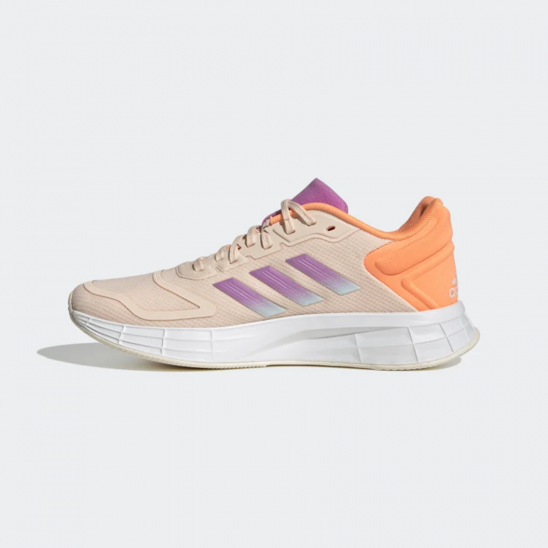 Adidas รองเท้าวิ่งผู้หญิง Duramo 10 | Bliss Orange/Pulse Lilac/Almost Blue ( GW4117 ) - Image 4