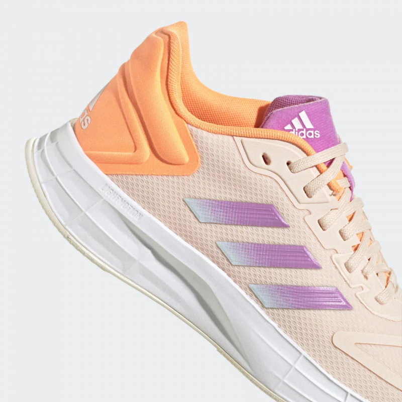 Adidas รองเท้าวิ่งผู้หญิง Duramo 10 | Bliss Orange/Pulse Lilac/Almost Blue ( GW4117 ) - Image 7
