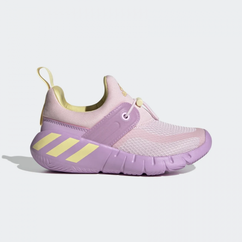 Adidas รองเท้าผ้าใบเด็ก RapidaZen Slip-On Kids | Clear Pink/Almost Yellow/Bliss Lilac ( GY6650 )