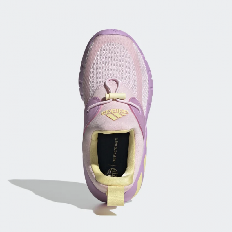 Adidas รองเท้าผ้าใบเด็ก RapidaZen Slip-On Kids | Clear Pink/Almost Yellow/Bliss Lilac ( GY6650 ) - Image 5