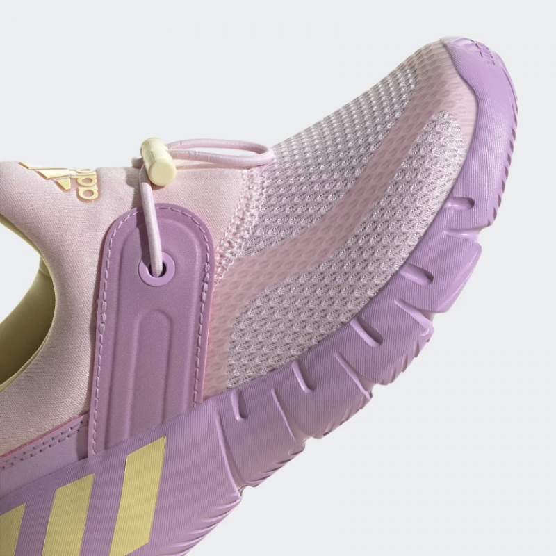 Adidas รองเท้าผ้าใบเด็ก RapidaZen Slip-On Kids | Clear Pink/Almost Yellow/Bliss Lilac ( GY6650 ) - Image 8