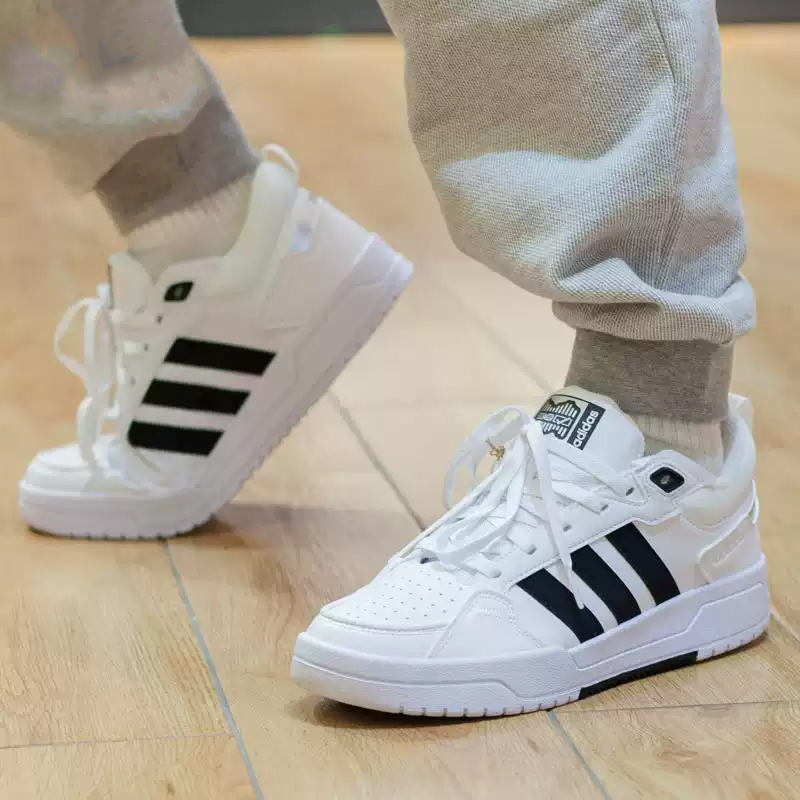 Adidas รองเท้าผ้าใบผู้ชาย 100DB | Cloud White/Cloud White/Core Black ( GY7007 ) - Image 9