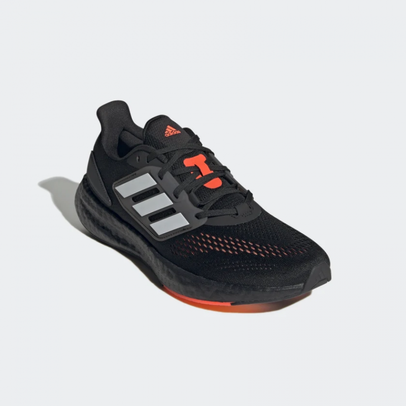 Adidas รองเท้าวิ่งผู้ชาย Pureboost 22 | Core Black/Cloud White/Carbon ( HQ1455 ) - Image 2