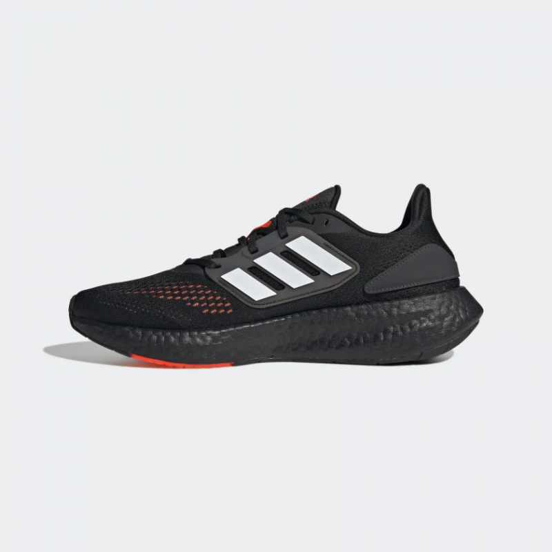 Adidas รองเท้าวิ่งผู้ชาย Pureboost 22 | Core Black/Cloud White/Carbon ( HQ1455 ) - Image 4