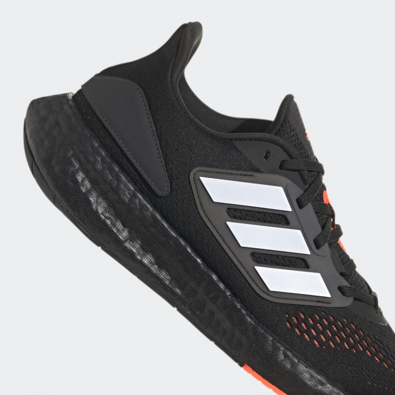 Adidas รองเท้าวิ่งผู้ชาย Pureboost 22 | Core Black/Cloud White/Carbon ( HQ1455 ) - Image 8