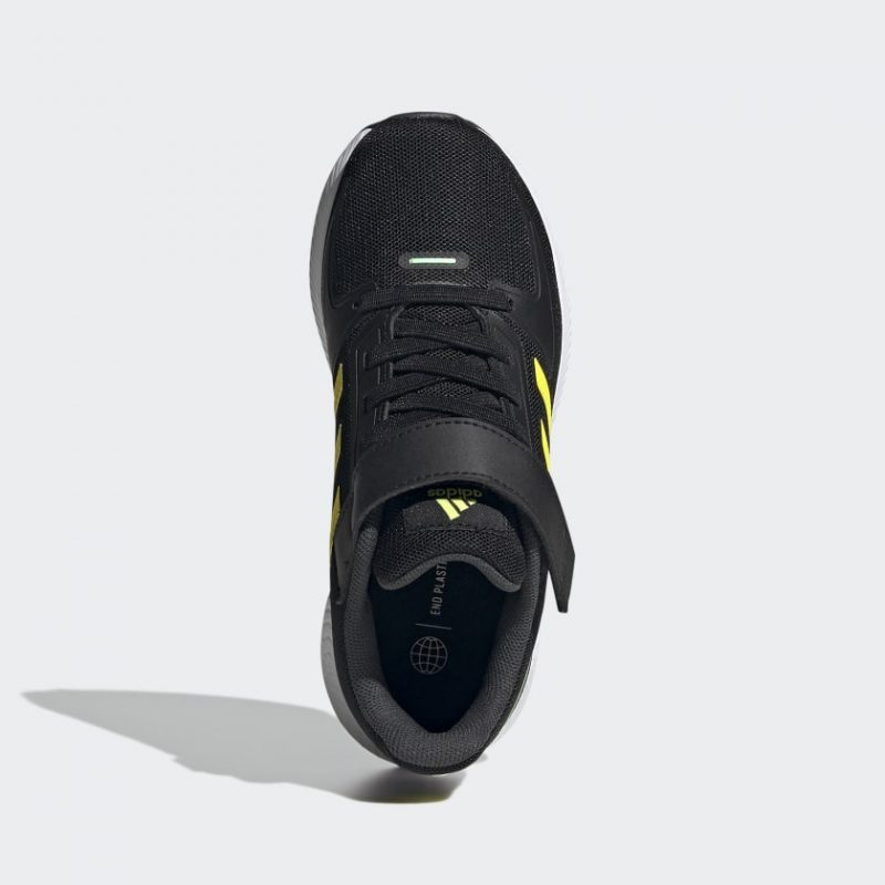 Adidas รองเท้าผ้าใบเด็ก Runfalcon 2.0 Kids | Core Black/Beam Yellow/Beam Green ( HR1394 ) - Image 5