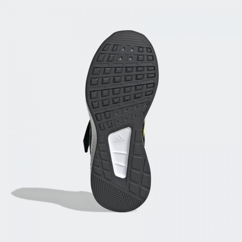 Adidas รองเท้าผ้าใบเด็ก Runfalcon 2.0 Kids | Core Black/Beam Yellow/Beam Green ( HR1394 ) - Image 6