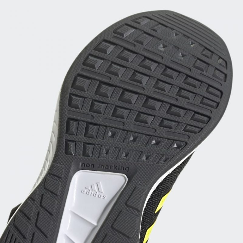 Adidas รองเท้าผ้าใบเด็ก Runfalcon 2.0 Kids | Core Black/Beam Yellow/Beam Green ( HR1394 ) - Image 8