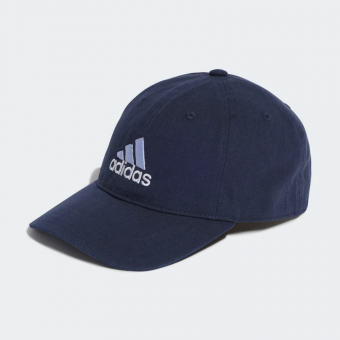 Adidas หมวก Two-Colour Embroidered Logo Dad Cap | Legend Ink/Blue Dawn ( HT2036 )