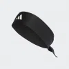 Adidas แถบรัดศีรษะเทนนิส AEROREADY Tennis Tie Band | Black/White ( IC3563 )
