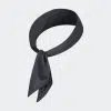 Adidas แถบรัดศีรษะเทนนิส AEROREADY Tennis Tie Band | Black/White ( IC3563 ) - Image 6