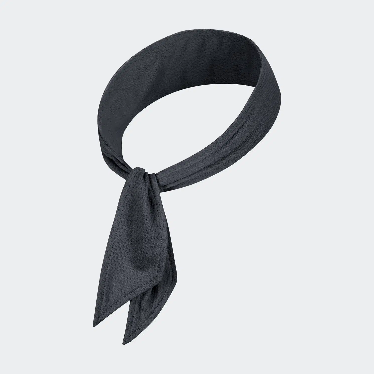 Adidas แถบรัดศีรษะเทนนิส AEROREADY Tennis Tie Band | Black/White ( IC3563 ) - Image 6