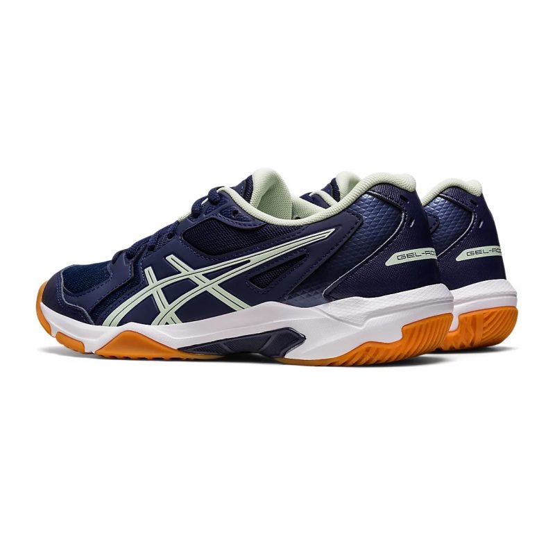 Asics รองเท้าแบดมินตันผู้หญิง Gel-Rocket 10 | Peacoat/Whisper Green ( 1072A056-407 ) - Image 3