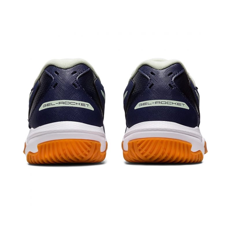 Asics รองเท้าแบดมินตันผู้หญิง Gel-Rocket 10 | Peacoat/Whisper Green ( 1072A056-407 ) - Image 5
