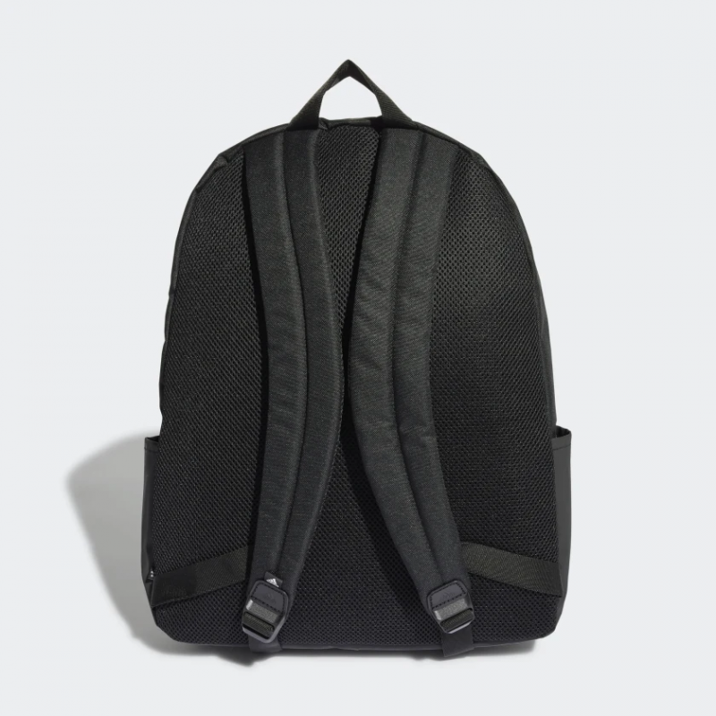 Adidas กระเป๋าเป้ Classic 3-Stripes Horizontal Backpack | Black/White ( HG0351 ) - Image 2