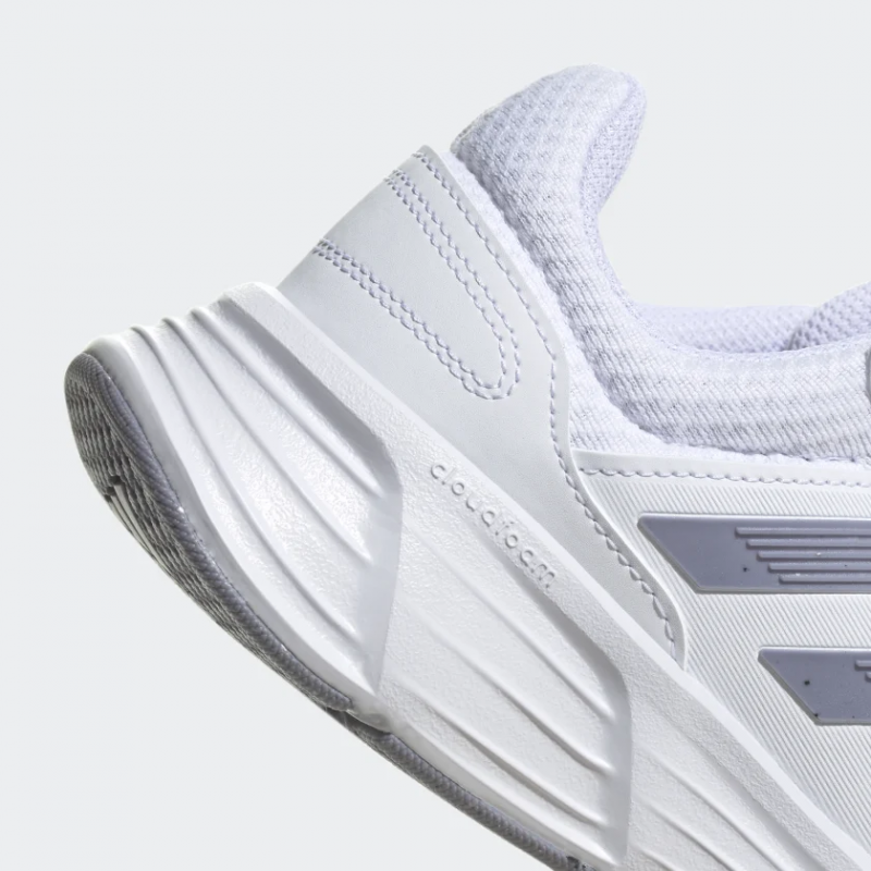 Adidas รองเท้าวิ่งผู้หญิง Galaxy 6 | Cloud White/Silver Violet/Core Black ( HP2403 ) - Image 8