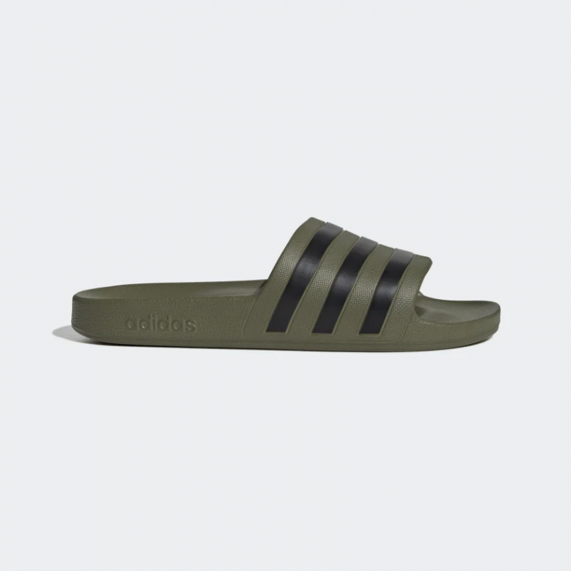 Adidas รองเท้าแตะ Adilette Aqua Slides | Olive Strata/Core Black/Olive Strata ( HP9392 )