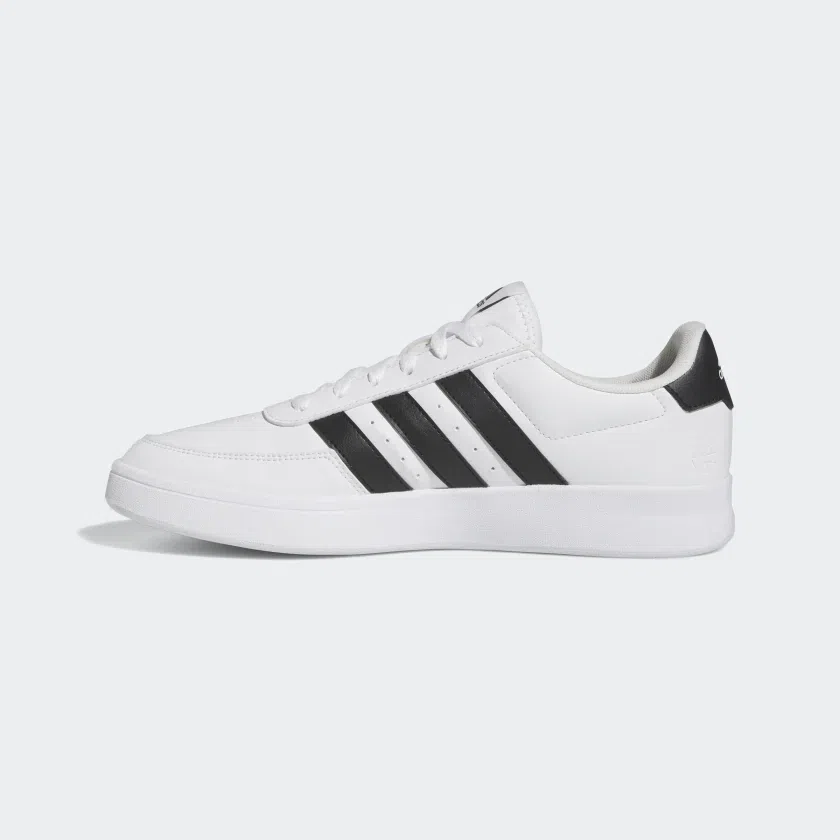 Adidas รองเท้าผ้าใบผู้ชาย Breaknet 2.0 | Cloud White/Core Black/Cloud White ( HP9426 ) - Image 4