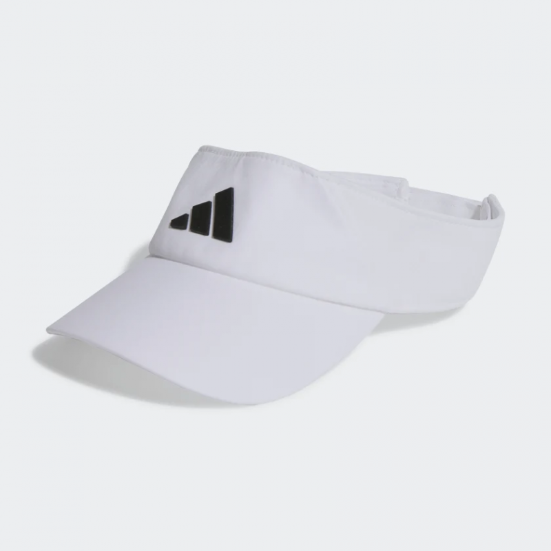 Adidas หมวกเทรนนิ่ง AEROREADY Visor | White/Black ( HT2042 )