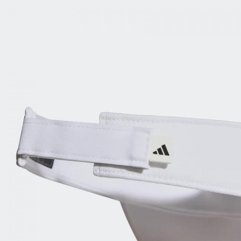 Adidas หมวกเทรนนิ่ง AEROREADY Visor | White/Black ( HT2042 ) - Image 3