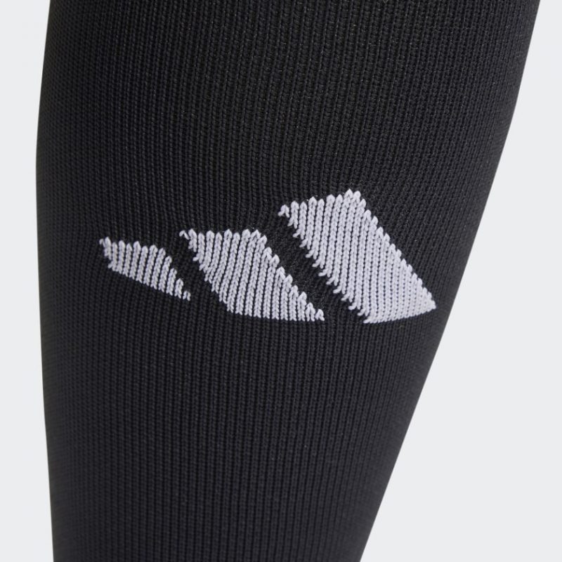 Adidas ถุงเท้าฟุตบอล Adi 23 Socks | Black/White ( HT5027 ) - Image 2