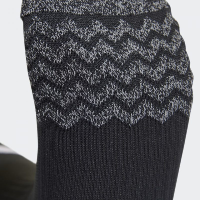 Adidas ถุงเท้าฟุตบอล Adi 23 Socks | Black/White ( HT5027 ) - Image 3