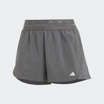 Adidas กางเกงกีฬาขาสั้นผู้หญิง HYGLM Pacer Shorts | Grey Six ( IC8060 )