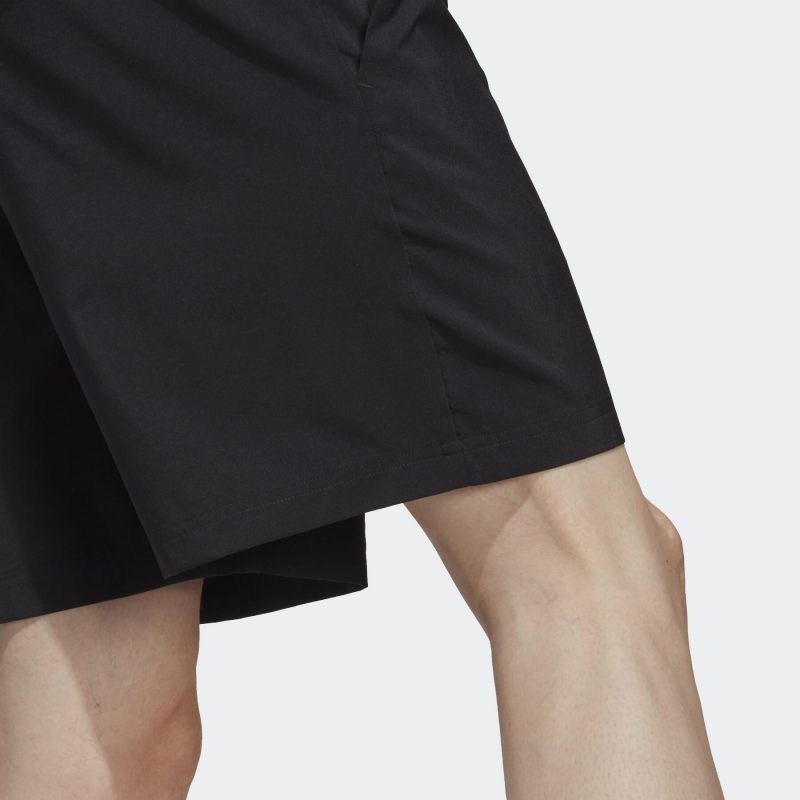 Adidas กางเกงกีฬาขาสั้นผู้ชาย AEROREADY Essentials Chelsea Small Logo Shorts | Black/White ( IC9392 ) - Image 6