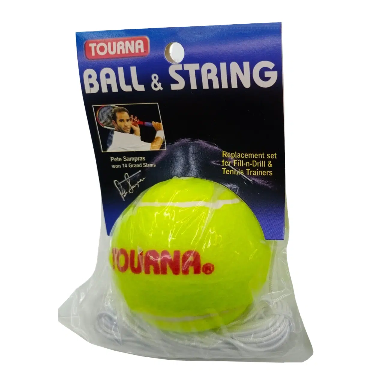 Tourna ลูกเทนนิสสำหรับฝึกซ้อม Ball & String Replacement Tennis Trainers | Green ( 078914001529 , TT-BS )