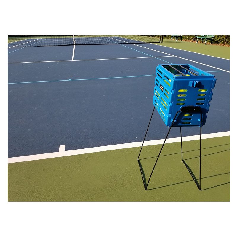 Tourna ตะกร้าเก็บลูกเทนนิส Ball Port 80 Tennis Ball Hopper Basket | Blue ( 078914198274 , BP-80-BL ) - Image 9