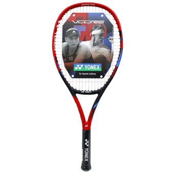 Yonex ไม้เทนนิสเด็ก Vcore 25 Junior 2023 Tennis Racket G0 | Scarlet ( 07VC25GE )