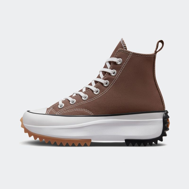 Converse รองเท้าผ้าใบผู้หญิง Run Star Hike Seasonal Color Hi Brown | Squirrel Friend/Black/White ( A03061CS3BRXX ) - Image 3