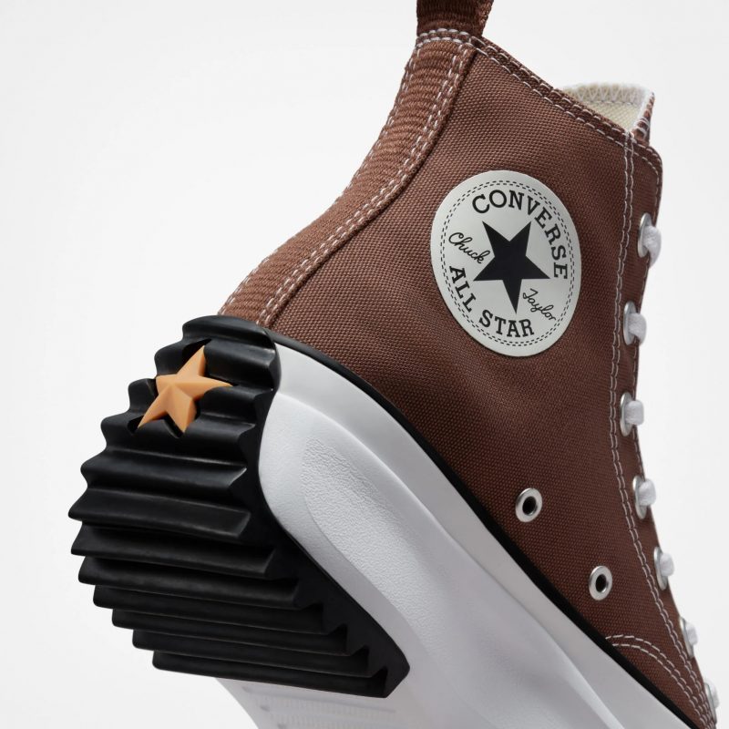 Converse รองเท้าผ้าใบผู้หญิง Run Star Hike Seasonal Color Hi Brown | Squirrel Friend/Black/White ( A03061CS3BRXX ) - Image 7