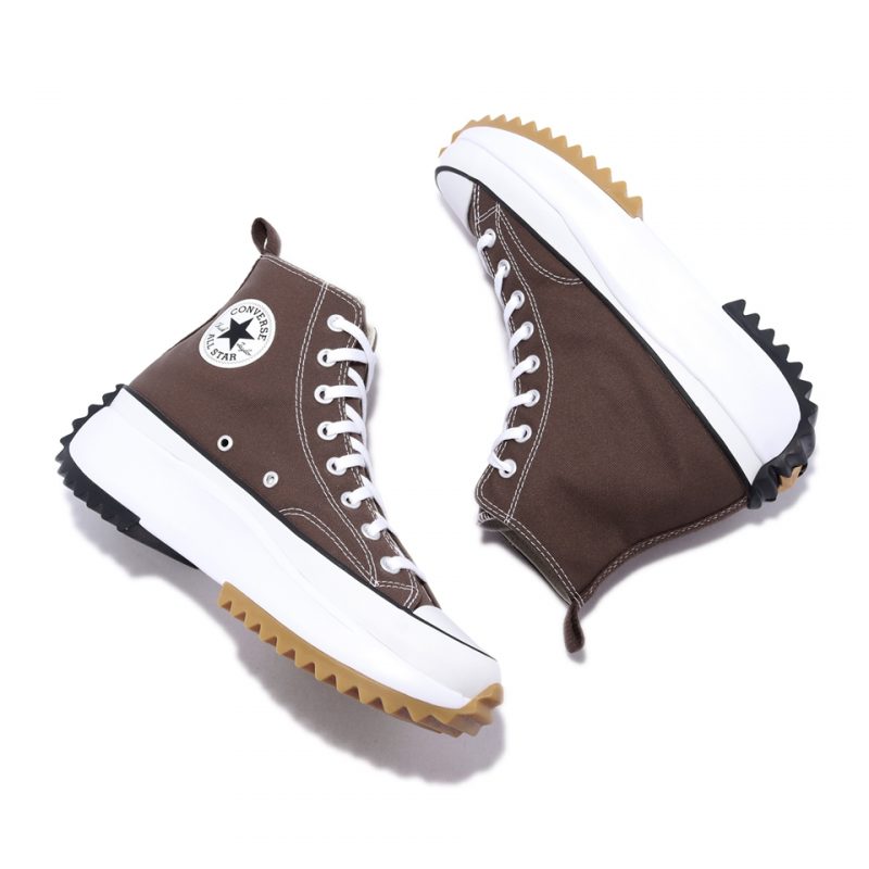 Converse รองเท้าผ้าใบผู้หญิง Run Star Hike Seasonal Color Hi Brown | Squirrel Friend/Black/White ( A03061CS3BRXX ) - Image 8