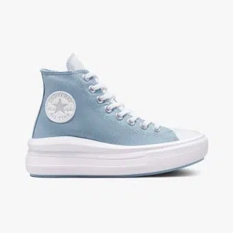 Converse รองเท้าผ้าใบผู้หญิง Chuck Taylor All Star Move Cx Platform Hi Blue | Ocean Retreat/White ( A03074CS3BLXX )