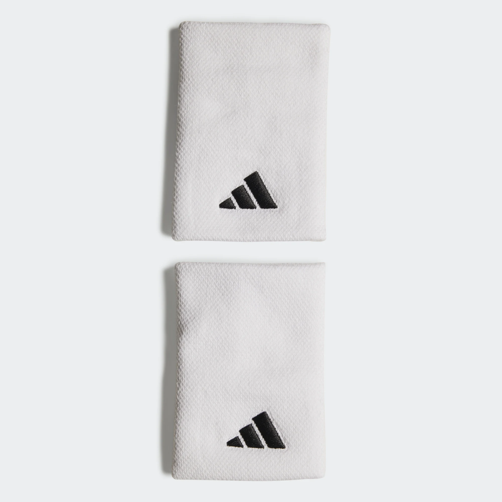 Adidas ปลอกรัดข้อมือเทนนิส Tennis Wristband Large | White/White/Black ( HT3911 )