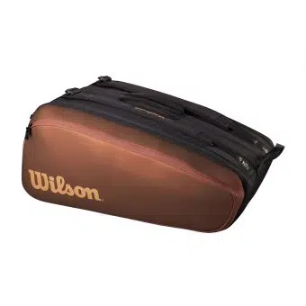 Wilson กระเป๋าเทนนิส Pro Staff V14 Super Tour 15 Pack Tennis Bag | Bronze ( WR8021901001 )