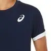 Asics เสื้อเทนนิสเด็กผู้ชาย Boys Tennis SS Top | Midnight/Brilliant White ( 2044A036-402 ) - Image 8